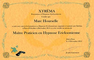 Cabinet d'hypnose à Tarbes – Diplôme Marc Hourselle